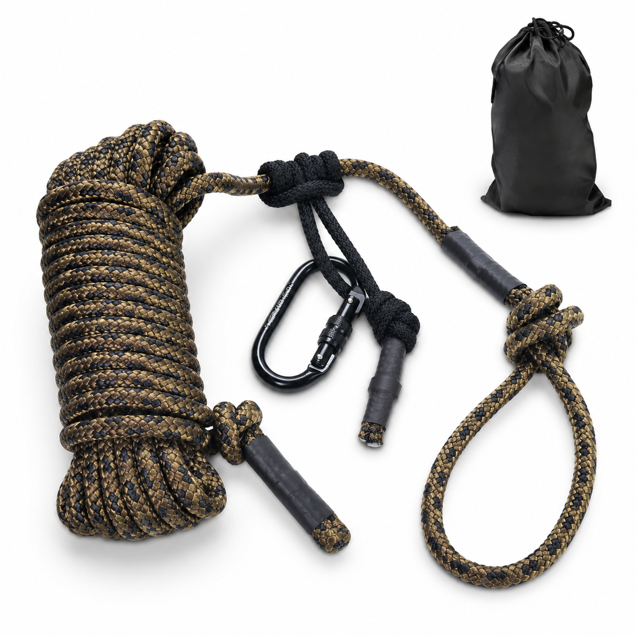 30-Foot Treestand Safety Lifeline Rope for Climbing Sticks Ladder Stands and Bow Accessories