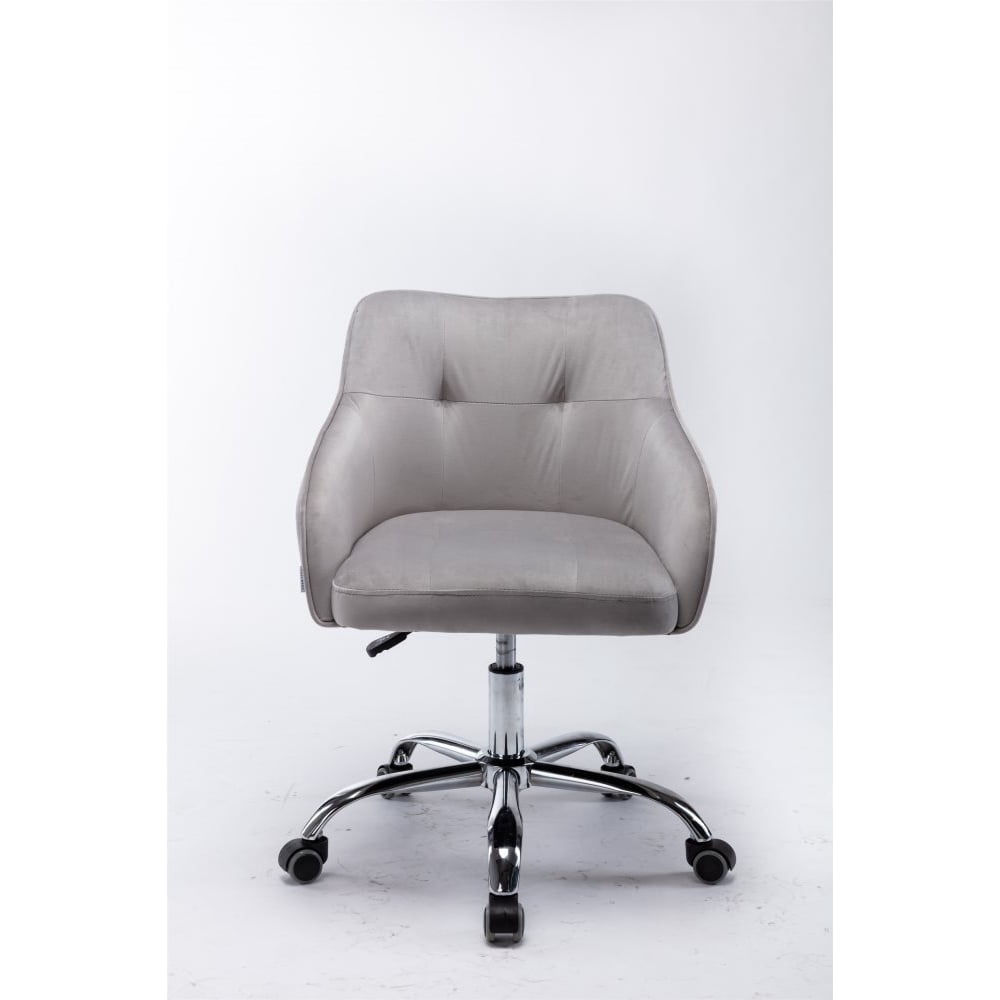 Home Office Chair,Tufted Velvet Button Computer Desk Chair Adjustable Height Swivel Task Chair 