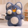 thumbnail image 1 of DuDu Muñeco de Peluche de Gato Muñeco de Gato Suave de Peluche de algodón PP de Dibujos Animados Lindo para Novia niños Gris Premium 40 cm/15,7 Pulgadas (Aprox. 0,3 kg/0,7 Libras), 1 of 5