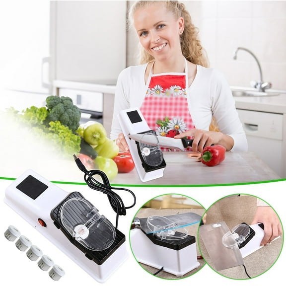 Blaxill Knife Sharpener | Double Sided Kitchen Knife and Serrated Blade Sharpening Tool | Polishing Action | Non-Slip Base | Quick Restore | Compact Design | 1 Piece