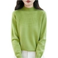 thumbnail image 2 of Wlynlyn Chandails à Manches Longues pour Femmes à Col Roulé Automne Hiver Chauds Couleur Unie Tricotés Amples Chandails, 2 of 6