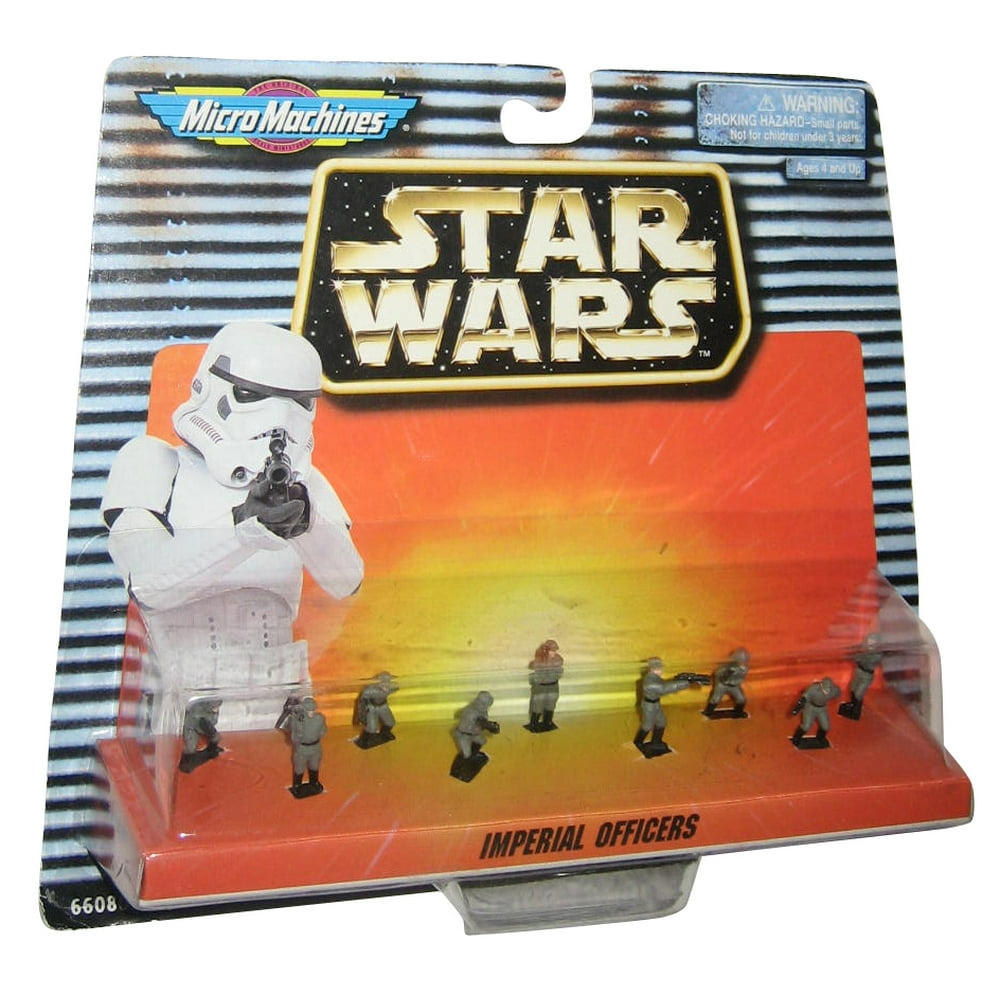 Star Wars Micro Machines Space Imperial Officers Figure Toy Set 66080