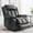 Gray, variant on EDILLY Dual Motor Large Power Lift Recliner Chair Recliners for Elderly, Infinite Position Recliner Chair with Heat and Massage, Breathable Leather(Dark Blue)