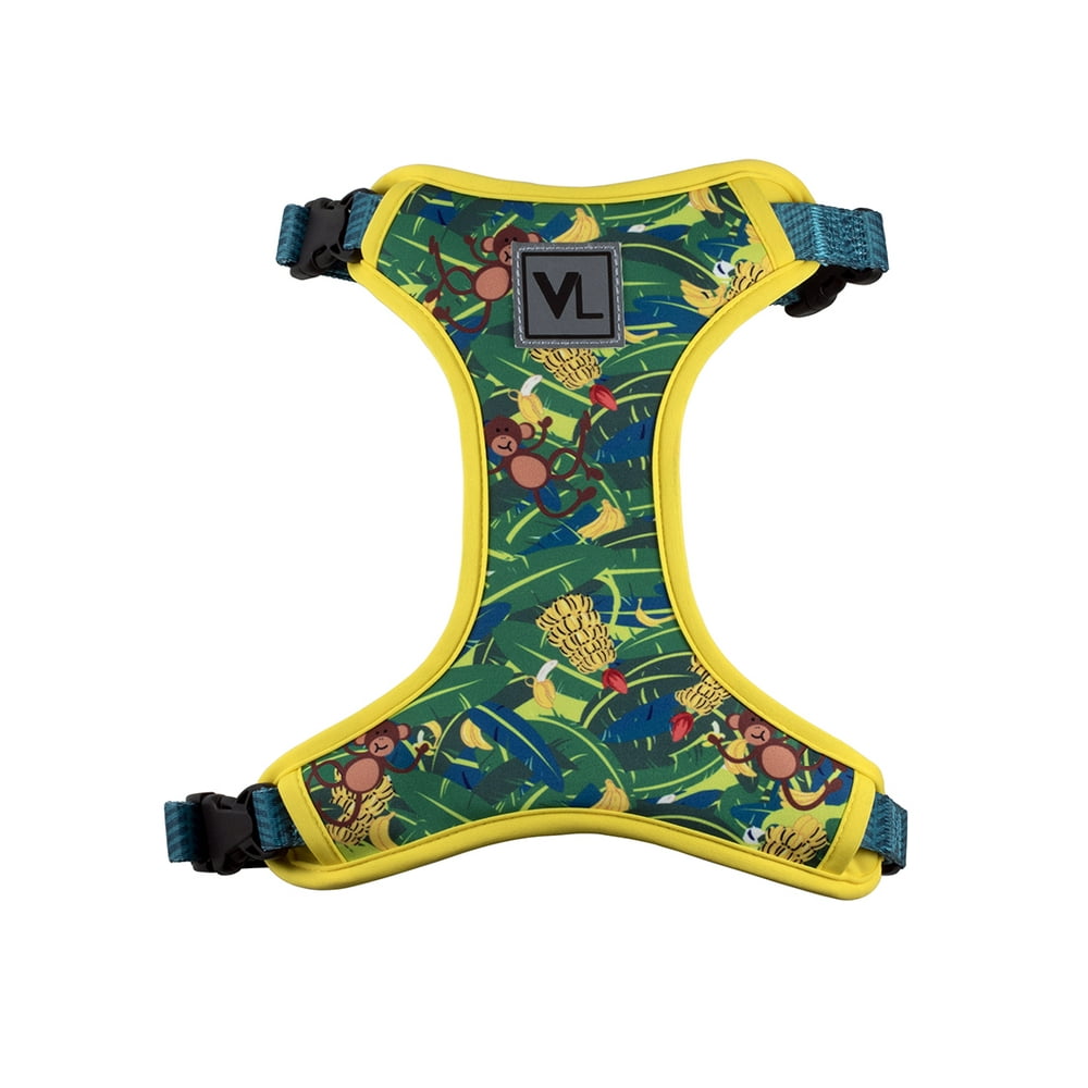 Vibrant Life Reversible Print Neoprene Dog Harness, Medium 2027 in