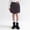 Gray, variant on Girls Cotton Cargo Utility Mini Skirt Army Green Wrap Asymmetrical Hem with Pockets Y2K Streetwear,Size 7-8 T