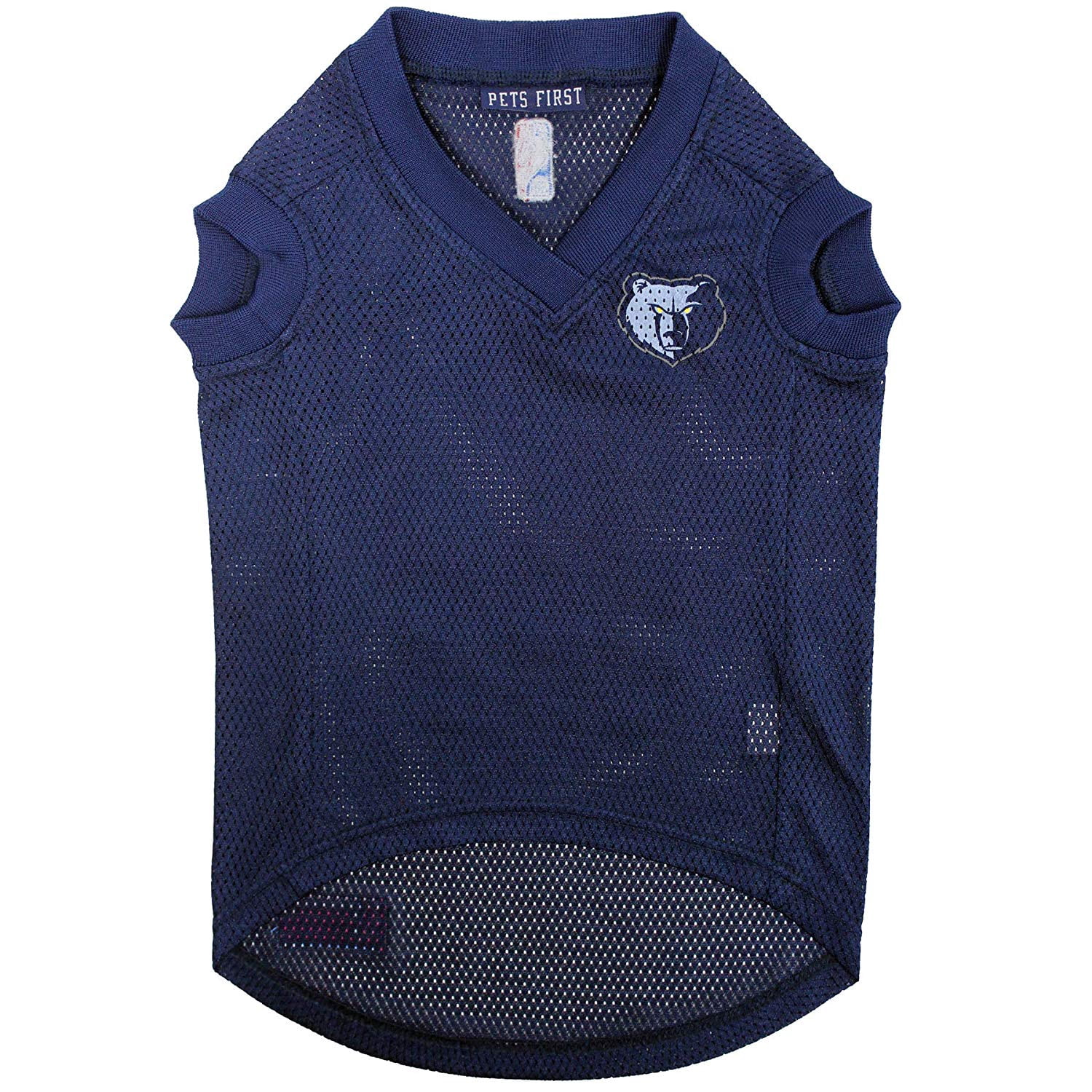 Pets First NBA Memphis Grizzlies Mesh Basketball Jersey for DOGS & CATS - Licensed, Comfy Mesh, 21 Basketball Teams / 5 sizes