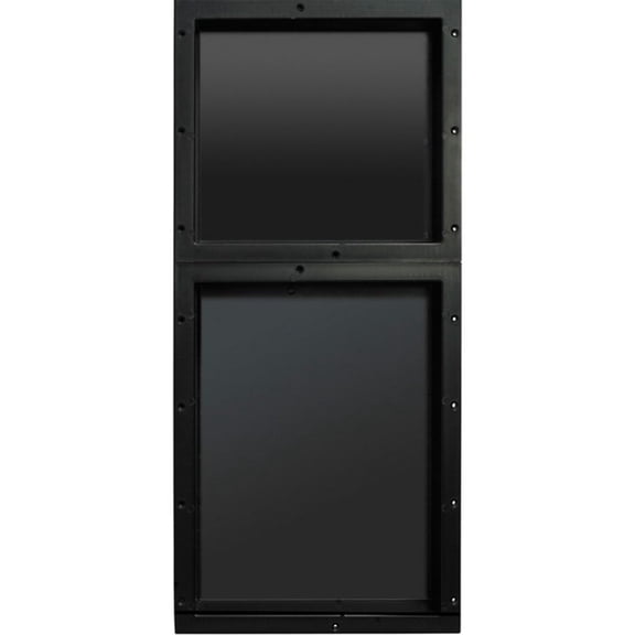 Tile Redi RND1614S-20 Redi Niche 16" x 34" x 4" Double Recessed Shelf Gray