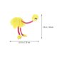 thumbnail image 3 of FELTECHELECTR Marionetas de avestruces, marionetas de peluche, animales de peluche, marionetas de juguete, juguete de peluche interactivo, 3 of 3