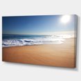 thumbnail image 2 of Calm Blue Beach under Bright Sun - Seascape Canvas Art Print, 2 of 3