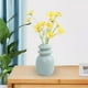 thumbnail image 5 of Jarrones de flores simples Jarrones decorativos Arreglo floral Jarrón de cerámica para comedor verde, 5 of 8