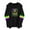 Black, variant on QSAWXQZ Women's Carnival Hoodie Drawstring Color Block Long Sleeve Letter Graphic Pullover Top with Pocket Beige XL