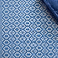 thumbnail image 6 of SAFAVIEH Montauk Corrine Geometric Cotton Area Rug, Ivory/Blue, 6' x 6' Round, 6 of 8