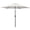 Cream White, variant on Outsunny 8.5' Round Aluminum Patio Umbrella Blue