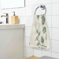 thumbnail image 3 of Yayeee 2 Pack Hand Towels for Bathroom 100% Cotton 16" x 28" Soft Absorbent Kitchen Towel, Red Floral Pattern, 3 of 7