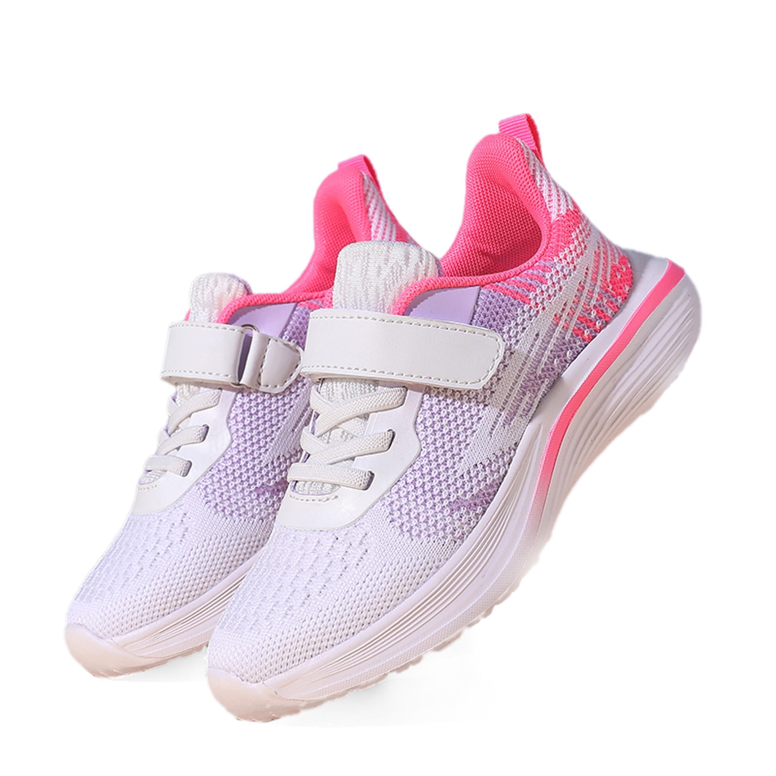 Krdevn Kids Shoes - Trainers for Boys Trainers Girls Indoor Shoes Children's Sports Shoes Trainers Tennis Shoes Leisure Shoes Outdoor Running Shoes,Color:Pink,Size:7-8 Years