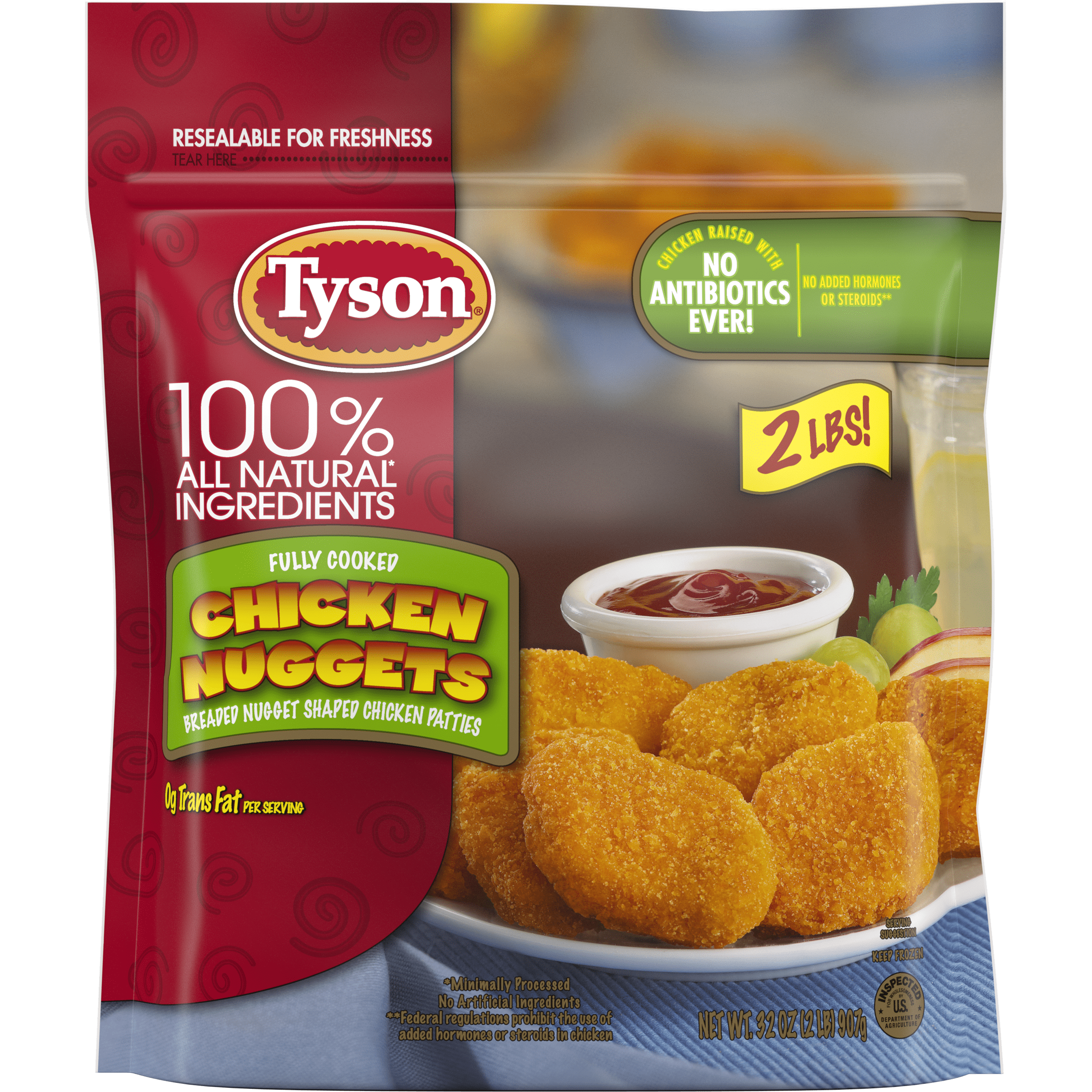 Tyson® Fully Cooked Chicken Nuggets, 32 oz. (Frozen ...