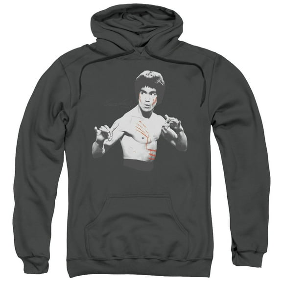 Bruce Lee Men's Final Confrontation Hooded Sweatshirt Small Grey