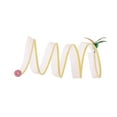 thumbnail image 3 of kusrkot 2Pcs Cat Tunnel Collapsible Pet Interactive Toy with Feather Toy Portable Small, 3 of 9