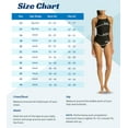 thumbnail image 3 of iSwim Varsity Blur Thin Strap One Piece Swimsuit, High Cut, Unpadded, Athletic (Women’s), 3 of 10