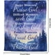 thumbnail image 2 of LHSHID Throw Blanket Soft Fleece Compassion Blanket with Inspirational Thoughts and Prayers Ideal as a Gift for Girls Men Womench 30x40in, 2 of 5