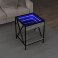 thumbnail image 5 of Mesa Auxiliar Radnick con Almacenamiento y Luz LED Efecto Infinito​, 5 of 5