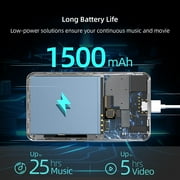 80GB MP3 Player with Bluetooth, S2 WiFi MP3 Player with Spotify, Spotify Kids, Audible, 4 Android Audio Music Player (Silver)