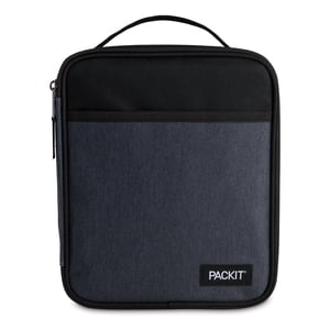 PackIt Freezable Upright Lunch Box, Charcoal