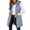 Gray, variant on MOONDU Women's Long Puffer Vest Hooded Sleeveless Quilted Zip Up Longline Winter Warm Outerwear with Pockets Casual Top 8 Colors S-XXL