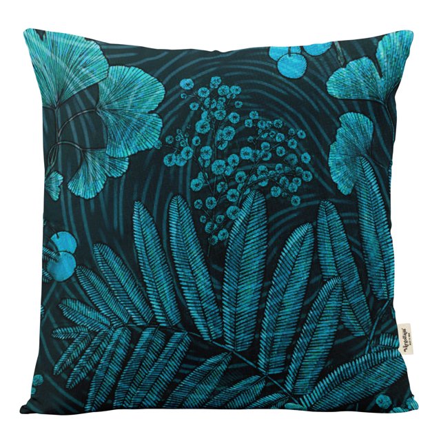 VargottamSquare Pillow Cover - Decorative Pillow Covers16x16 Inches,PrintedTeal BlueThemePillowcase, DecorativeSquareCushionCovers