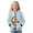 Apple Hedgehog, variant on Zipper Front Hoodies Girls Long Sleeve Sweatshirt Pink Cherry Floral Panda Print Kids Fleece Jacket with Pockets Fall Top Winter Clothes, L