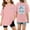 b-217Light Pink1110, variant on MEZZALL T-Shirts Letter Bowknot Print Girls Tee Shirts Fashion Casual Short Sleeve Tee For Youth Teenage Relaxed Fit O-Neck Tops