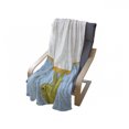 thumbnail image 4 of Sloth Soft Flannel Fleece Blanket, Sloth in Underwater Illustration Oceanic Tropical Wildlife Habitat Fauna, Cozy Plush for Indoor and Outdoor Use, 50" x 70", Pale Blue Khaki Orange, by Ambesonne, 4 of 6