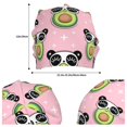 thumbnail image 6 of Kll Panda Avocado Winter Fall Beanie Knit Hats For Men & Women - Warm & Soft Stylish Toboggan Caps For Cold Weather, 6 of 9