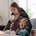 thumbnail image 5 of Personalized Memorial Blanket in Loving Memory of Mom Dad Father Grandma Grandpa Nana Custom Blanket with Photo Name Memory Sympathy Remembrance Gift for Loss of Loved One Blankets, 5 of 5