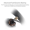 thumbnail image 4 of ASUS TUF Gaming TF120 ARGB White Edition (3-Pack) 3-Pin Customizable LEDs Blade, Advanced Fluid Dynamic Bearing, 4 of 4