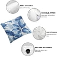 thumbnail image 6 of Acheng Short Plush Pillowcase Cushion 2-Piece Set White, 6 of 7