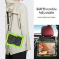 thumbnail image 6 of SaniMore for iPad 10th Generation 10.9" 2022 Case, 3 Layers Multi-Functional Cover with Pencil Holder Shoulder & Hand Strap 360° Rotatable Kickstand Shockproof Protective Shell, Green, 6 of 7