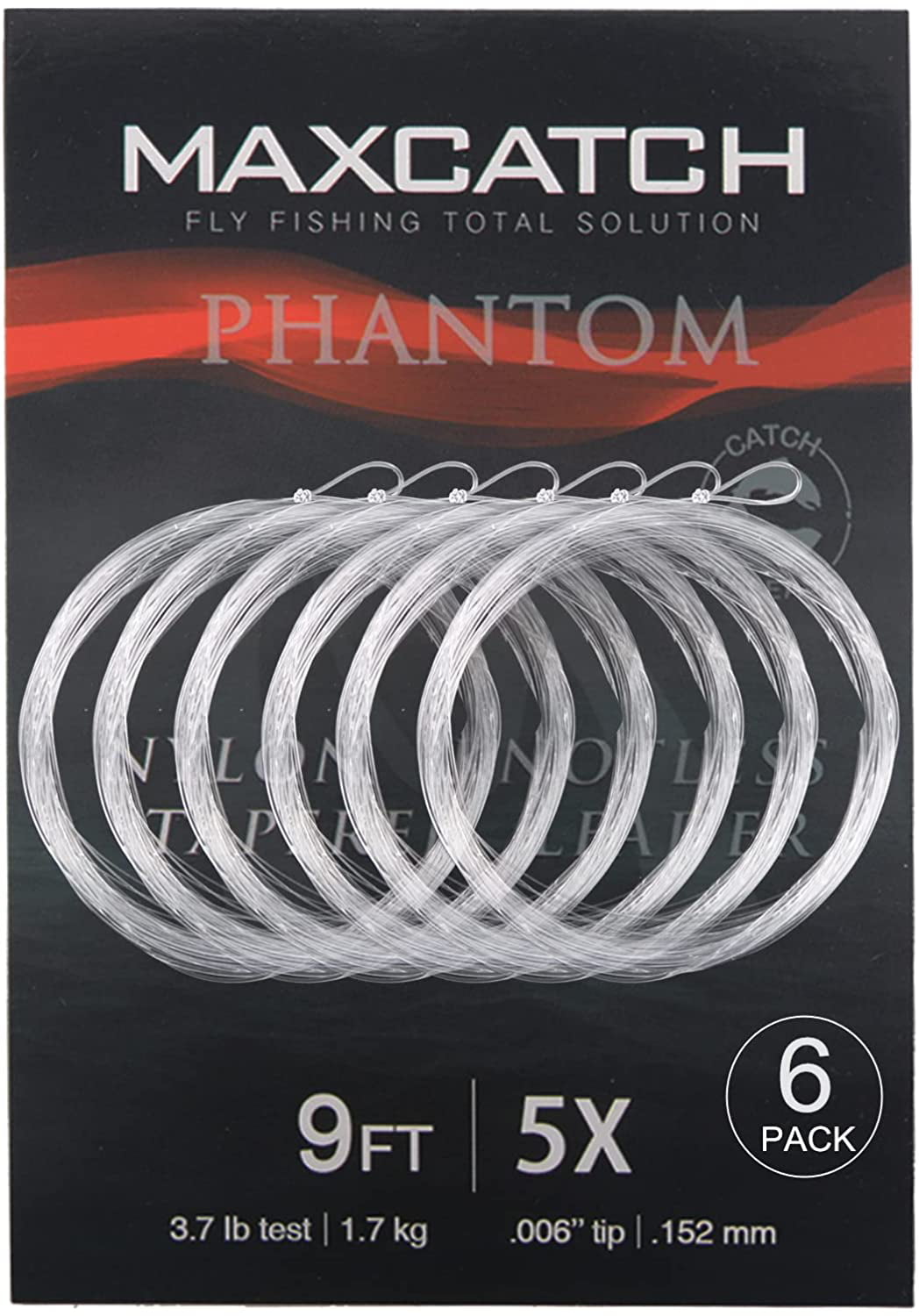 9FT 15FT Tippet Clear with Loop 12FT 10pcs Fly Fishing Tapered Leader 7.5FT 