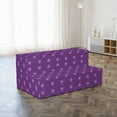 thumbnail image 4 of Star Foldable Mattress, Purple Color Palette Shapes, 78.7" x 47.2", Purple and Mauve, by Ambesonne, 4 of 6