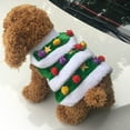 thumbnail image 4 of LOLIPPYY Christmas Tree Dog Costume, Warm Winter Hoodie Dress for Pets, Comfortable Party Outfit, Size XS, Green, 4 of 7