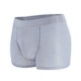thumbnail image 5 of Skymirror Men Trunks Built-in Fake Butt Hip Lifter Enhancer Shorts Briefs Padded U Convex Pouch Mid-rise Underwear Shapewear Underpants, 5 of 8