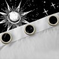 thumbnail image 4 of Feelyou Bohemian Sun Child Black Out Curtains, Tribal Astrology Moon Curtains Pack of 2 (42x63 Each), Mystic Mandala Style Bedroom Curtains, Window Curtains Home Decor, 4 of 6