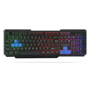 Xtreme Lit Multicolor Flow Effects LED Gaming Keyboard for Desktop Computers, 115 keys