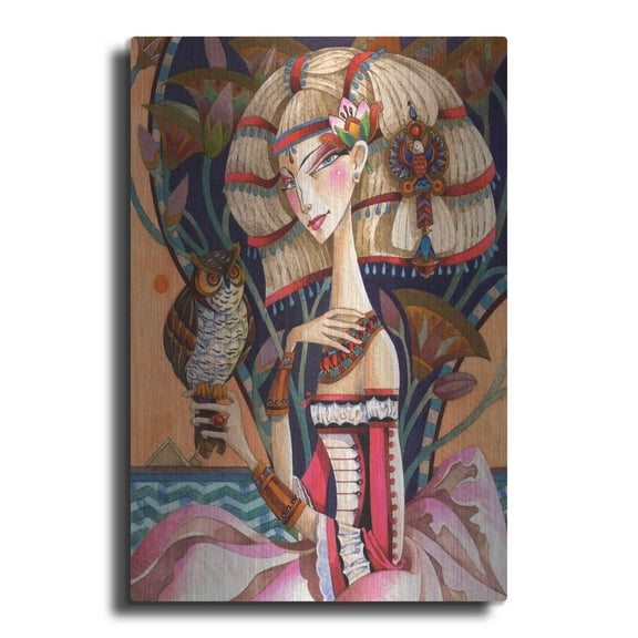 Luxe Metal Art 'Cleopatra’s Long Forgotten Blonde Period' by David Galchutt, Metal Wall Art, 24"x36"