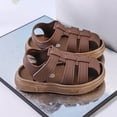 thumbnail image 5 of Krdevn Kids Closed Toe Fisherman Sandals Soft Sole Breathable Summer Shoes for Boys Girls,7-8 Years, 5 of 6