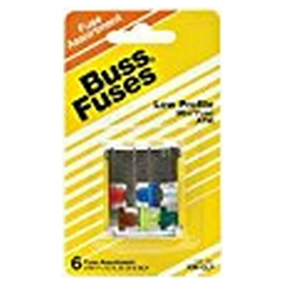 Bussman BP/ATM-A6LP RP Low Profile Auto Fuse Assortment 6 Pieces (Pack of 8)