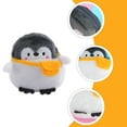 thumbnail image 7 of OHOIOLLA 2Pcs Penguin Shape Change Purse Cute Change Purse Black Thick Fabric For Students School, 7 of 7