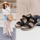 thumbnail image 1 of Sandalias de verano para mujer Sandalias planas sin cordones Zapatos romanos Sandalias informales con punta abierta Wmkox8yii  nm7847, 1 of 9