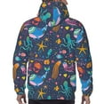 thumbnail image 5 of Hoodies for Men - Marine Inhabitants Long Sleeve Comfrt Men'S Fashion Hoodies & Sweatshirts, Sweatshirts for Men Hoodies Pullover Clothing Clothes with Pouch, 5 of 7