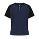 thumbnail image 3 of Ceisia Men's Slim Fit Short-Sleeve Raglan-Sleeve Henley T-Shirt Color-Blocked Spring Summer Shirt Gift, 3 of 6